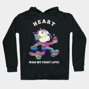 heart band felix glitch Hoodie